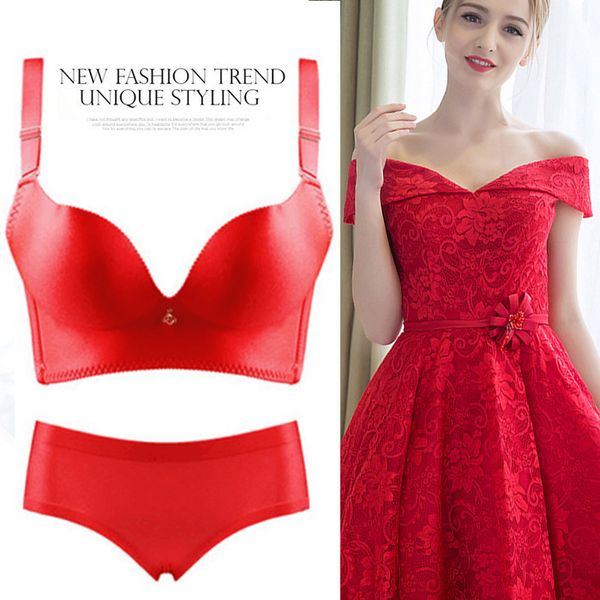 59% off factory outlet store 66# rimless bra suit for women's underwear, Red;black
59% off factory outlet store 66# rimless bra suit for women's underwear, Red;black