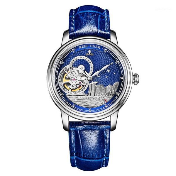 wristwatches reef tiger mens automatic watches luxury women mechanical wristwatch waterproof leather strap sapphire skeleton dial rga1739, Slivery;brown
wristwatches reef tiger mens automatic watches luxury women mechanical wristwatch waterproof leather strap sapphire skeleton dial rga1739, Slivery;brown