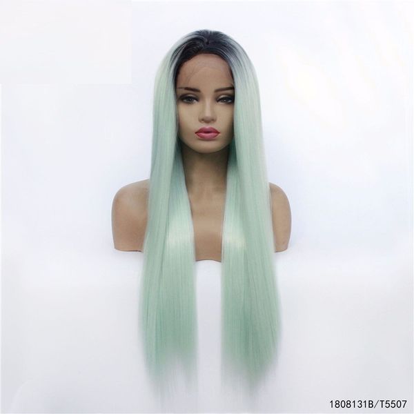 12~26 inches long synthetic lace front wigs silky straight t-color simulation human hair wig 1808131bt5507, Black;brown
12~26 inches long synthetic lace front wigs silky straight t-color simulation human hair wig 1808131bt5507, Black;brown
