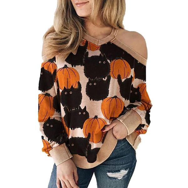 women's t-shirt korean style shirts knitwear halter half sleeve pullover round neck off-shoulder blusas mujer de moda 2021, White
women's t-shirt korean style shirts knitwear halter half sleeve pullover round neck off-shoulder blusas mujer de moda 2021, White