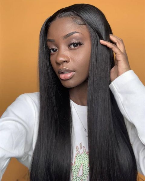synthetic wigs wig silky straight hair glueless lace front for black women pre plucked
synthetic wigs wig silky straight hair glueless lace front for black women pre plucked