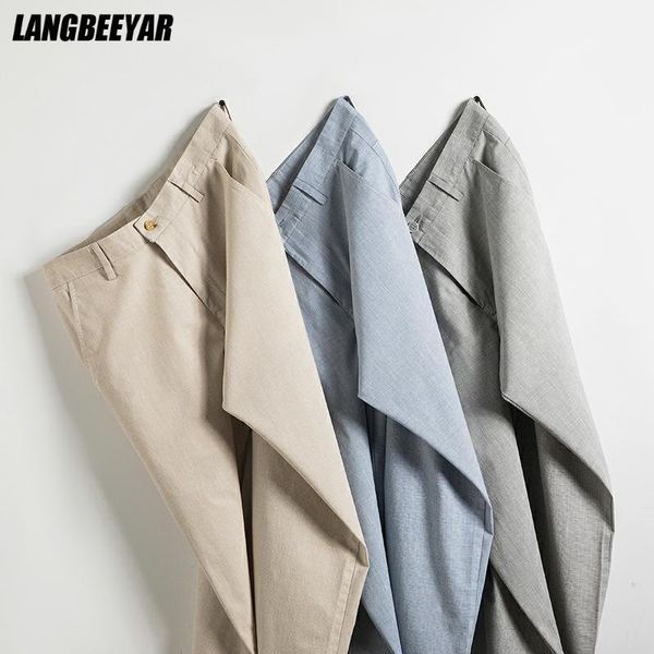 men's pants brand casual fashion breathable linen trousers men korean summer slim fit long comfortable clothes, Black
men's pants brand casual fashion breathable linen trousers men korean summer slim fit long comfortable clothes, Black