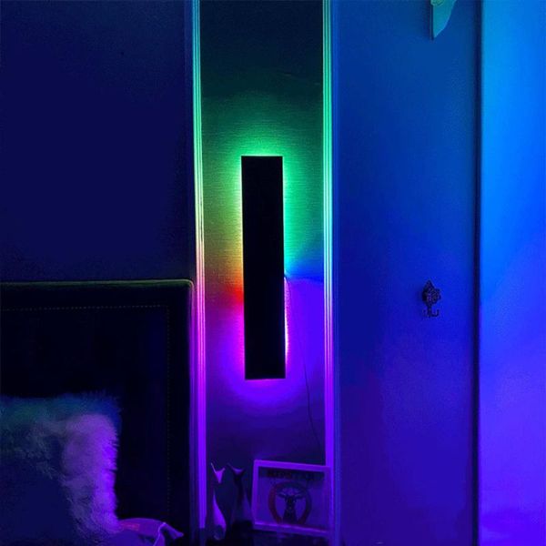 control rgb led wall lamps modern minimalism colorful light for bedroom bedside living room cafe bar lighting fixtures lamp
control rgb led wall lamps modern minimalism colorful light for bedroom bedside living room cafe bar lighting fixtures lamp