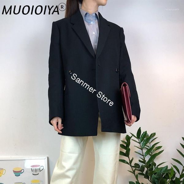 women's suits & blazers solid color women two buttons suit long sleeve loose offilce lady blazer with pockets, White;black
women's suits & blazers solid color women two buttons suit long sleeve loose offilce lady blazer with pockets, White;black