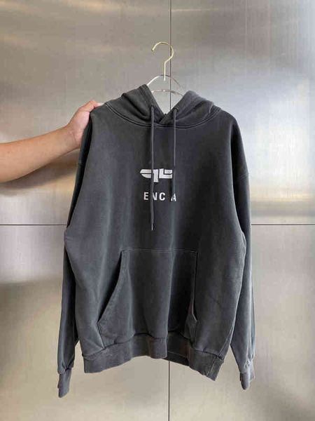 2022 factory wholesale new washed grey lock letter printed hoodie women's autumn winter fashion couple large loose coat, Black
2022 factory wholesale new washed grey lock letter printed hoodie women's autumn winter fashion couple large loose coat, Black
