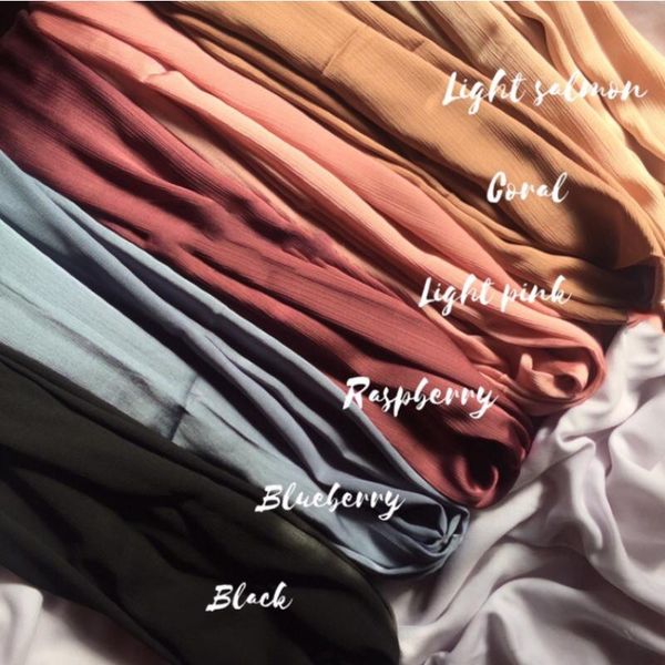 scarves trendy satin crinkled hijab plain shawl muna ombra hijabs for women 10pc/lot, Blue;gray
scarves trendy satin crinkled hijab plain shawl muna ombra hijabs for women 10pc/lot, Blue;gray