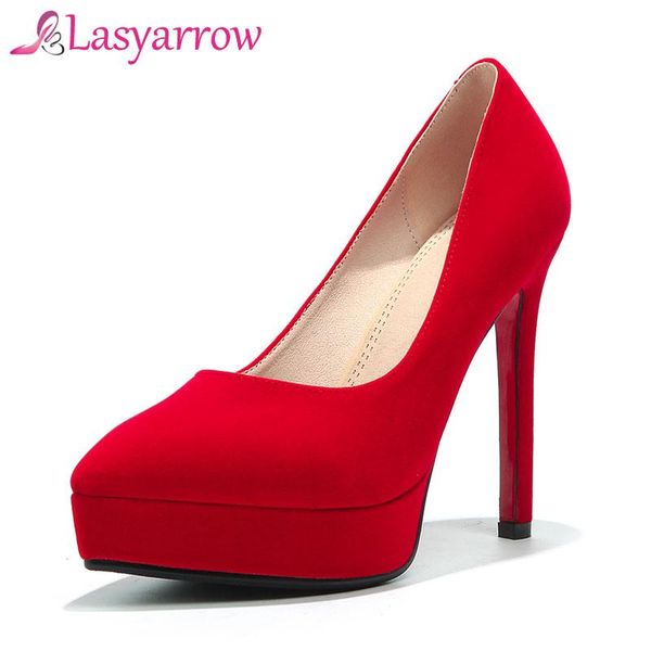 dress shoes lasyarrow women pumps high heels pointed toe slip-on wedding party for lady shallow stiletto sapato feminino, Black
dress shoes lasyarrow women pumps high heels pointed toe slip-on wedding party for lady shallow stiletto sapato feminino, Black