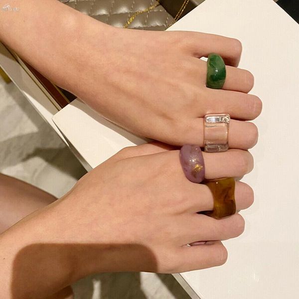 pcs retro transparent resin colorful ring chic acrylic geometric irregular girl for women gothic jewelry cluster rings, Golden;silver
pcs retro transparent resin colorful ring chic acrylic geometric irregular girl for women gothic jewelry cluster rings, Golden;silver