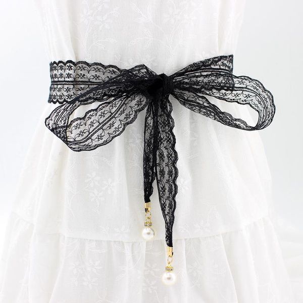 belts 2021 fashion lace pearl chain for dress cute candy color elegant ladies youth girl cinturones mujer, Black;brown
belts 2021 fashion lace pearl chain for dress cute candy color elegant ladies youth girl cinturones mujer, Black;brown