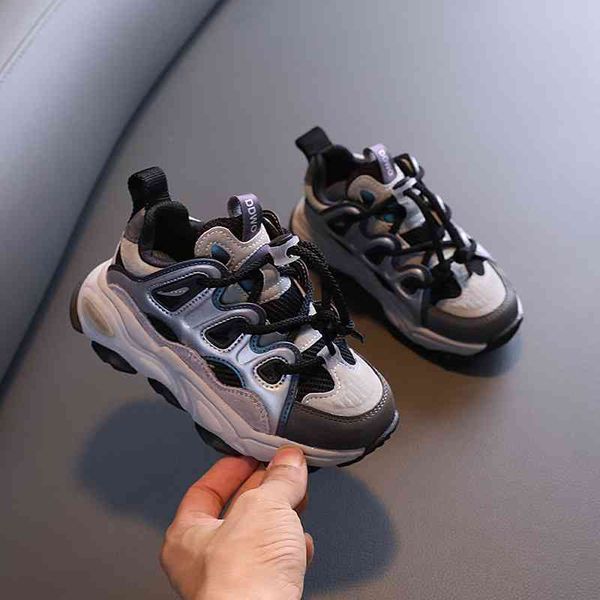 wind sports boys' fashionable breathable daddy middle school children's students' soft soled casual running shoes, Black
wind sports boys' fashionable breathable daddy middle school children's students' soft soled casual running shoes, Black
