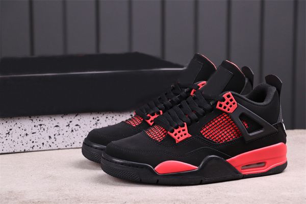 4 red thunder mens basketball shoes 4s black white-red womens sports sneakers with box ct8527-016 size us 5.5-13
4 red thunder mens basketball shoes 4s black white-red womens sports sneakers with box ct8527-016 size us 5.5-13