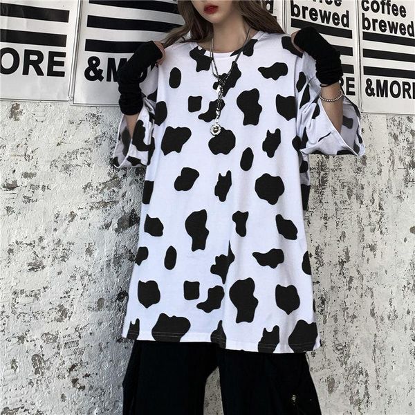 women's t-shirt qweek cow print oversized white for women 2021 fashion korean style kawaii cute summer t-shirts streetwear
women's t-shirt qweek cow print oversized white for women 2021 fashion korean style kawaii cute summer t-shirts streetwear