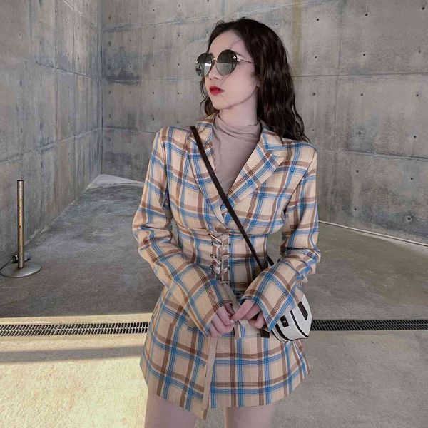 wonder vintage suit women girdle blazer dress spring autumn sheath plaid pocket jacket mini 210510, Black;gray
wonder vintage suit women girdle blazer dress spring autumn sheath plaid pocket jacket mini 210510, Black;gray