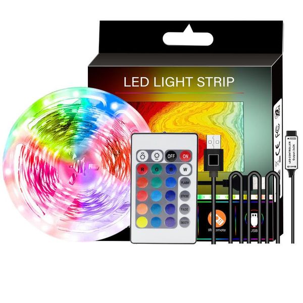 strips rgb led strip luces para habitacion fita lights for room 5v leds light bande infrared remote controller usb 24 key controle
strips rgb led strip luces para habitacion fita lights for room 5v leds light bande infrared remote controller usb 24 key controle