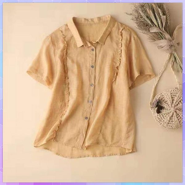 women's t-shirt 3xlplus size cotton linen tee shirt summer vintage blusa solid t-shirts loose oversized short sleeves thin top, White
women's t-shirt 3xlplus size cotton linen tee shirt summer vintage blusa solid t-shirts loose oversized short sleeves thin top, White