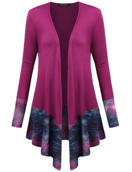 women's sweaters autumn women open front casual knit long sleeve cardigan cuffs hem stitching tie dye sweater classic cover up, White;black
women's sweaters autumn women open front casual knit long sleeve cardigan cuffs hem stitching tie dye sweater classic cover up, White;black