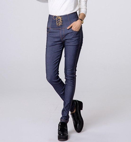 women's pants & capris 2021 lady denim lace up slim fit pant fashion high waist spring summer pencil women immitation jeans legging, Black;white
women's pants & capris 2021 lady denim lace up slim fit pant fashion high waist spring summer pencil women immitation jeans legging, Black;white