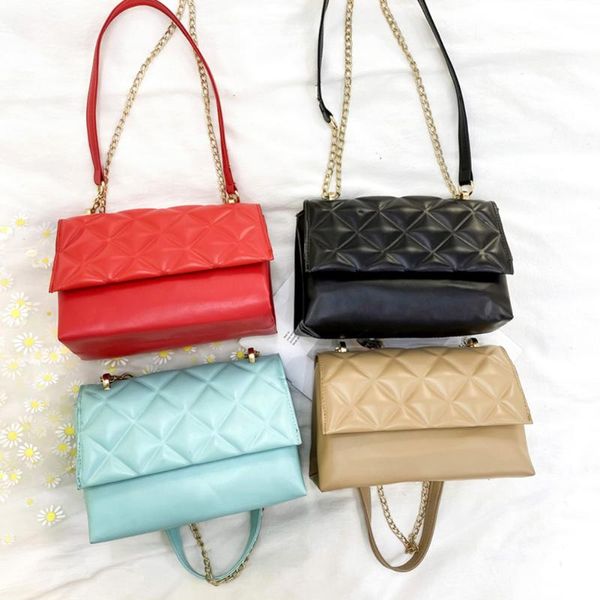 fashion solid color pu leather women crossbody bags female ladies rhombus pattern chain flap square shoulder bag underarm cross body
fashion solid color pu leather women crossbody bags female ladies rhombus pattern chain flap square shoulder bag underarm cross body
