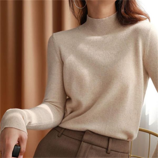 women's sweaters 2021 autumn winter cashmere women fashion turtleneck pullover slim long sleeve knitted jumper soft warm h1352, White;black
women's sweaters 2021 autumn winter cashmere women fashion turtleneck pullover slim long sleeve knitted jumper soft warm h1352, White;black