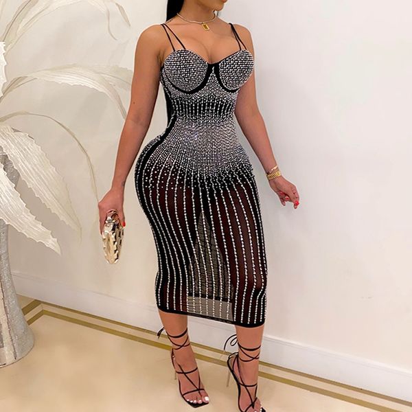 women dress casual streetwear spaghetti strap sleeveless sequined dress bandage bodycon night club dresses 210521, Black;gray
women dress casual streetwear spaghetti strap sleeveless sequined dress bandage bodycon night club dresses 210521, Black;gray
