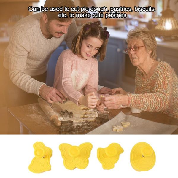 baking moulds 4pc/set easter egg chick butterfly plastic plunger fondant cookie cutter set mold biscuit decor tools
baking moulds 4pc/set easter egg chick butterfly plastic plunger fondant cookie cutter set mold biscuit decor tools