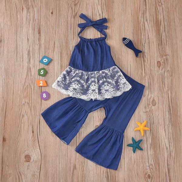 baby girl clothes 0-4 years old denim two-piece summer lace halter flared pants suit fashion clothing sets, White
baby girl clothes 0-4 years old denim two-piece summer lace halter flared pants suit fashion clothing sets, White