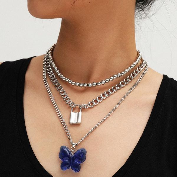pendant necklaces diezi eleghant butterfly silver color chain choker women multilayer statement collar necklace 2021
pendant necklaces diezi eleghant butterfly silver color chain choker women multilayer statement collar necklace 2021