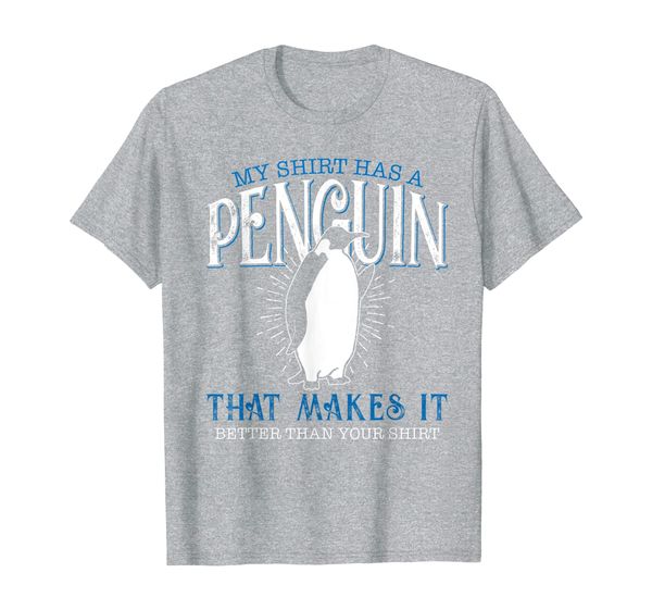 penguin t-shirt antarctica zoo shirt sea bird, White;black
penguin t-shirt antarctica zoo shirt sea bird, White;black