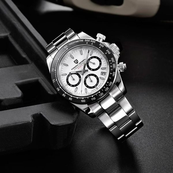 wristwatches pagani design 1644 men's watches quartz business watch auto date mens japan movt men chronograph relogio masculino, Slivery;brown
wristwatches pagani design 1644 men's watches quartz business watch auto date mens japan movt men chronograph relogio masculino, Slivery;brown