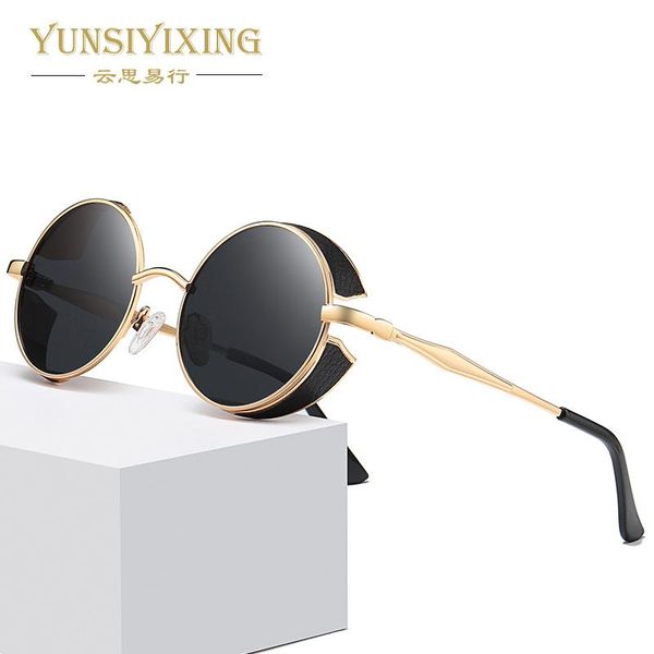 steam punk polarized men's sunglasses vintage round sun glasses anti-glare men/women accessories gafas de sol 3362, White;black
steam punk polarized men's sunglasses vintage round sun glasses anti-glare men/women accessories gafas de sol 3362, White;black