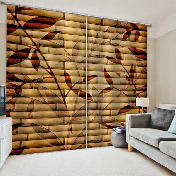 curtain & drapes luxury blackout 3d window curtains for living room bedroom brown bamboo decoration
curtain & drapes luxury blackout 3d window curtains for living room bedroom brown bamboo decoration