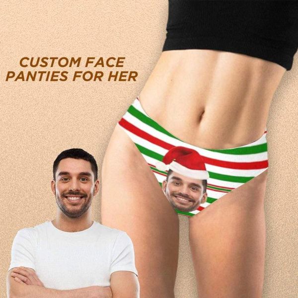 women's panties yescustom face po christmas hat underwear v-string briefs personalized women classic thong birthday gifts girlfriend, Black;pink
women's panties yescustom face po christmas hat underwear v-string briefs personalized women classic thong birthday gifts girlfriend, Black;pink
