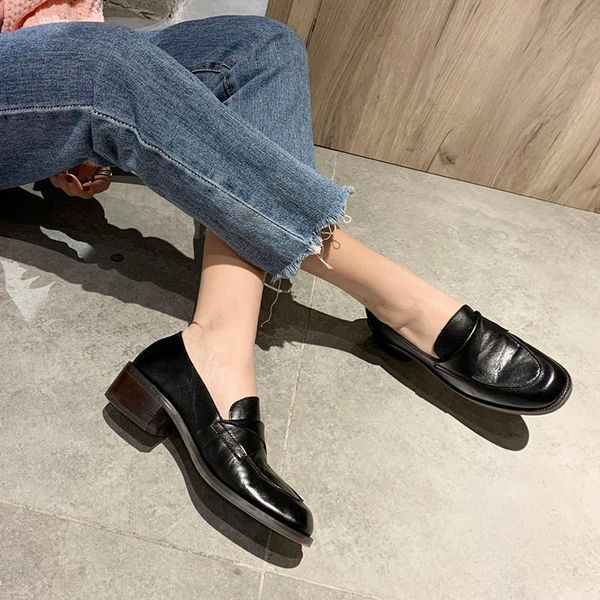 dress shoes comfortable square heel pumps for women round toe genuine leather design women's, Black
dress shoes comfortable square heel pumps for women round toe genuine leather design women's, Black