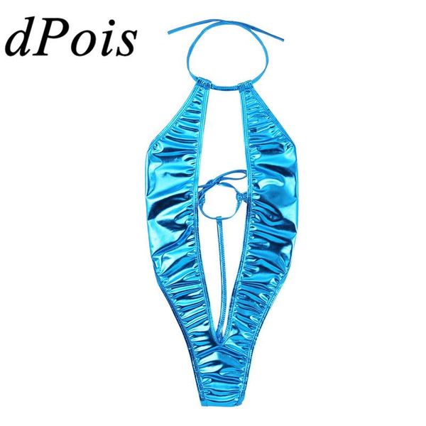 women latex bikini leather one piece deep v-halter monokini swimwear open front backless babydoll teddy bodysuit swimsuit one-piece sui
women latex bikini leather one piece deep v-halter monokini swimwear open front backless babydoll teddy bodysuit swimsuit one-piece sui
