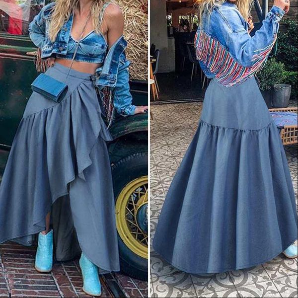elegant ruffles womens skirts fashion denim irregular skirt causal holiday party solid high waist maxi 5xl 4xl, Black
elegant ruffles womens skirts fashion denim irregular skirt causal holiday party solid high waist maxi 5xl 4xl, Black