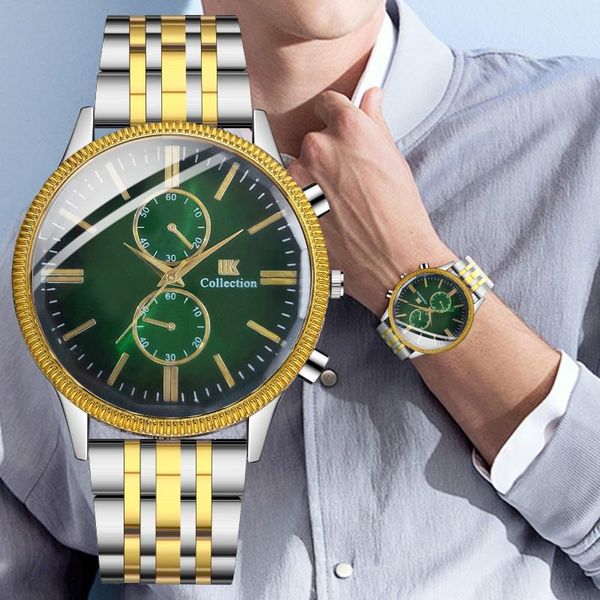 wristwatches mens fashion casual gold black sport watch men quartz analog stainless steel band water resistant wristwatch relogios, Slivery;brown
wristwatches mens fashion casual gold black sport watch men quartz analog stainless steel band water resistant wristwatch relogios, Slivery;brown
