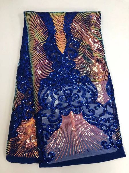 5yards/lot fashion blue french net lace fabric match sequins style decoration african mesh material for dressing cf24, Black;white
5yards/lot fashion blue french net lace fabric match sequins style decoration african mesh material for dressing cf24, Black;white