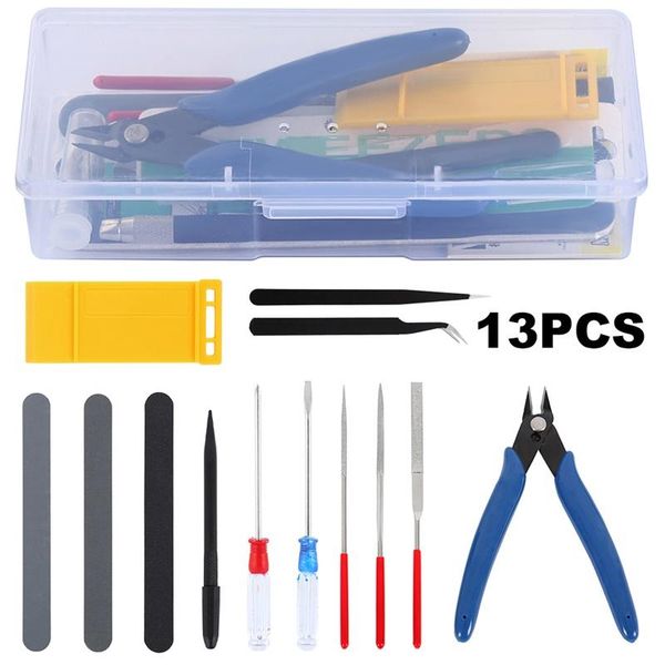 professional hand tool sets diy modeler basic tools set craft hobby car building model plier tweezer pen knife grinding kit for gundam toy
professional hand tool sets diy modeler basic tools set craft hobby car building model plier tweezer pen knife grinding kit for gundam toy