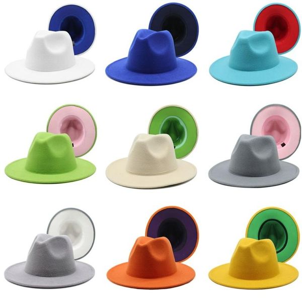 wide brim hats men fedora hat women jazz panama caps ladies cap patchwork mens trilby chapeau man woman fashion top, Blue;gray
wide brim hats men fedora hat women jazz panama caps ladies cap patchwork mens trilby chapeau man woman fashion top, Blue;gray