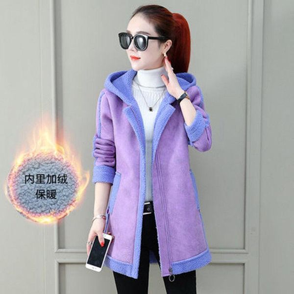 women's fur & faux one thickened deerskin velvet jacket women winter style warm fashion foreign hooded coats tayl, Black
women's fur & faux one thickened deerskin velvet jacket women winter style warm fashion foreign hooded coats tayl, Black