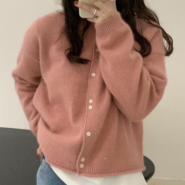 women's knits & tees 8 color autumn winter pink knitted cardigan coat elegant women o neck single breasted long sleeve sweater chic, White
women's knits & tees 8 color autumn winter pink knitted cardigan coat elegant women o neck single breasted long sleeve sweater chic, White