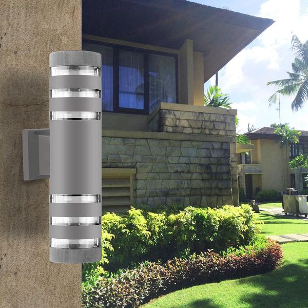 outdoor wall lamps modern waterproof up down aluminum cuboid led light fixtures dual head lamp e27 socket ac 85-240v
outdoor wall lamps modern waterproof up down aluminum cuboid led light fixtures dual head lamp e27 socket ac 85-240v