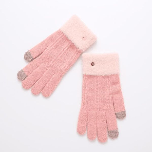five fingers gloves female winter touch screen cashmere knitted wool hand warmthicken lining full fingered mittens skiing short wrist, Blue;gray
five fingers gloves female winter touch screen cashmere knitted wool hand warmthicken lining full fingered mittens skiing short wrist, Blue;gray