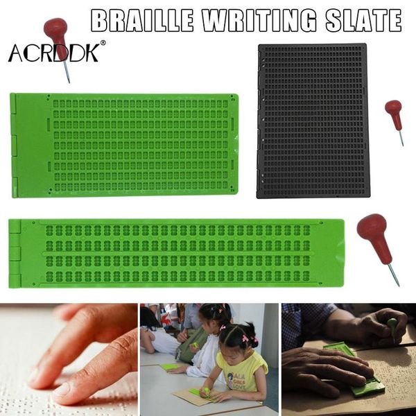 refills 9 lines 30 cells/4 28 cells/27 line cells braille writing slate with stylus fl, Black;red
refills 9 lines 30 cells/4 28 cells/27 line cells braille writing slate with stylus fl, Black;red