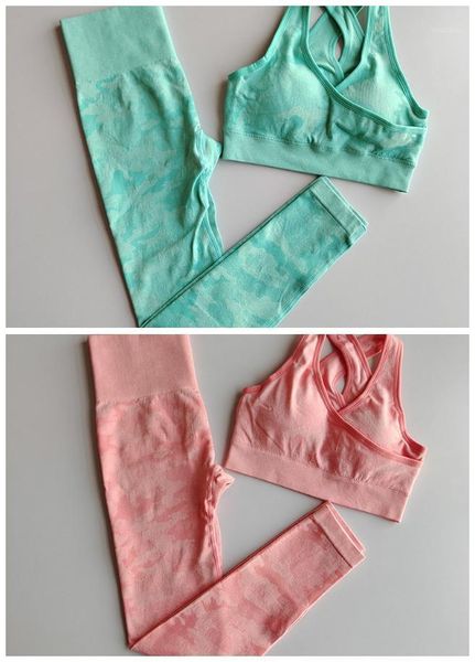 yoga outfit camo seamless set wear for women gym clothing scrunch fitness leggings+sport brassiere 2 piece workout 
yoga outfit camo seamless set wear for women gym clothing scrunch fitness leggings+sport brassiere 2 piece workout