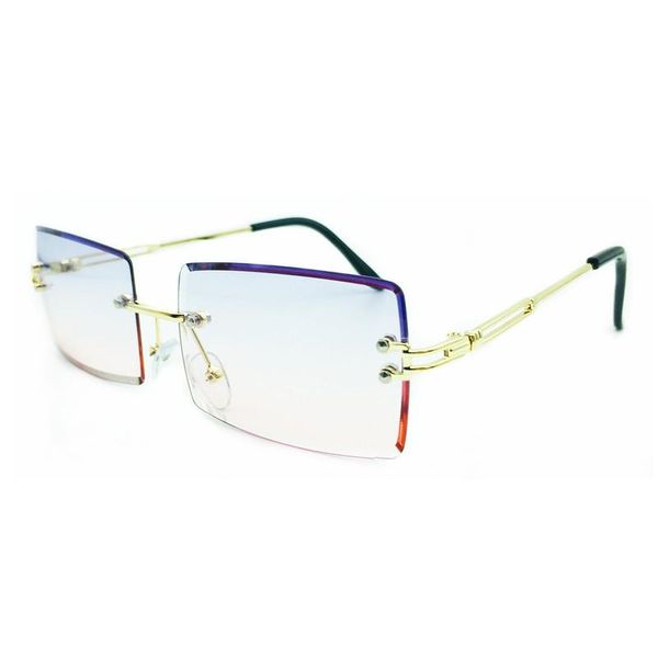 sunglasses uv400 retro ladies cat eye fashion rimless gradient cut lenses glasses, White;black
sunglasses uv400 retro ladies cat eye fashion rimless gradient cut lenses glasses, White;black