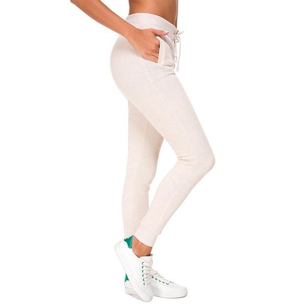 women's two piece pants 60%cotton 40%polyester casual women joggers eyelet full length waist sweatpants, White
women's two piece pants 60%cotton 40%polyester casual women joggers eyelet full length waist sweatpants, White
