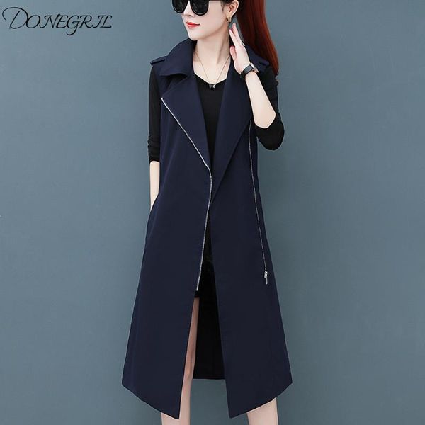 women's vests spring long sleeveless vest female 2021 and autumn temperament jacket, Black;white
women's vests spring long sleeveless vest female 2021 and autumn temperament jacket, Black;white