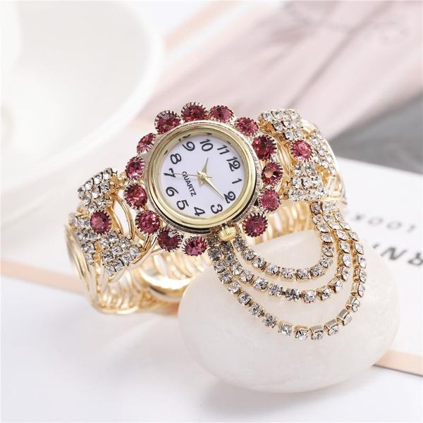 wristwatches drop alloy fashion watch creative fringe quartz bracelet luxury women dress #10, Slivery;brown
wristwatches drop alloy fashion watch creative fringe quartz bracelet luxury women dress #10, Slivery;brown
