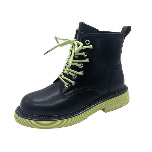 boots yshunij shoes women's autumn 2021 korean version of colorful bottom lace-up thick 8-hole single, Black
boots yshunij shoes women's autumn 2021 korean version of colorful bottom lace-up thick 8-hole single, Black